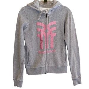 Fenchurch Zip Hoodie Pink And Grey Women’s S